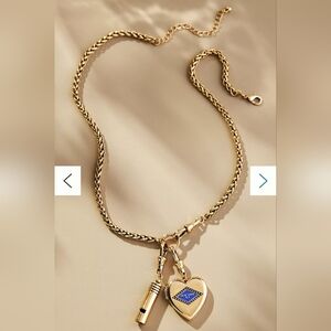 NWT:Heart Locket Charm Necklace